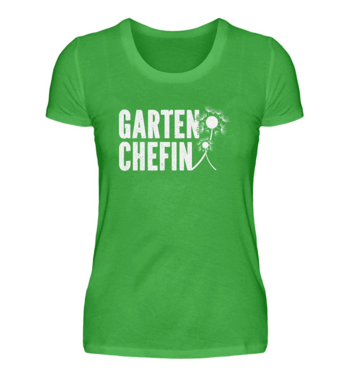 Garten Chefin · Damen T-Shirt-Damen Basic T-Shirt-Green Apple-S-Agrarstarz