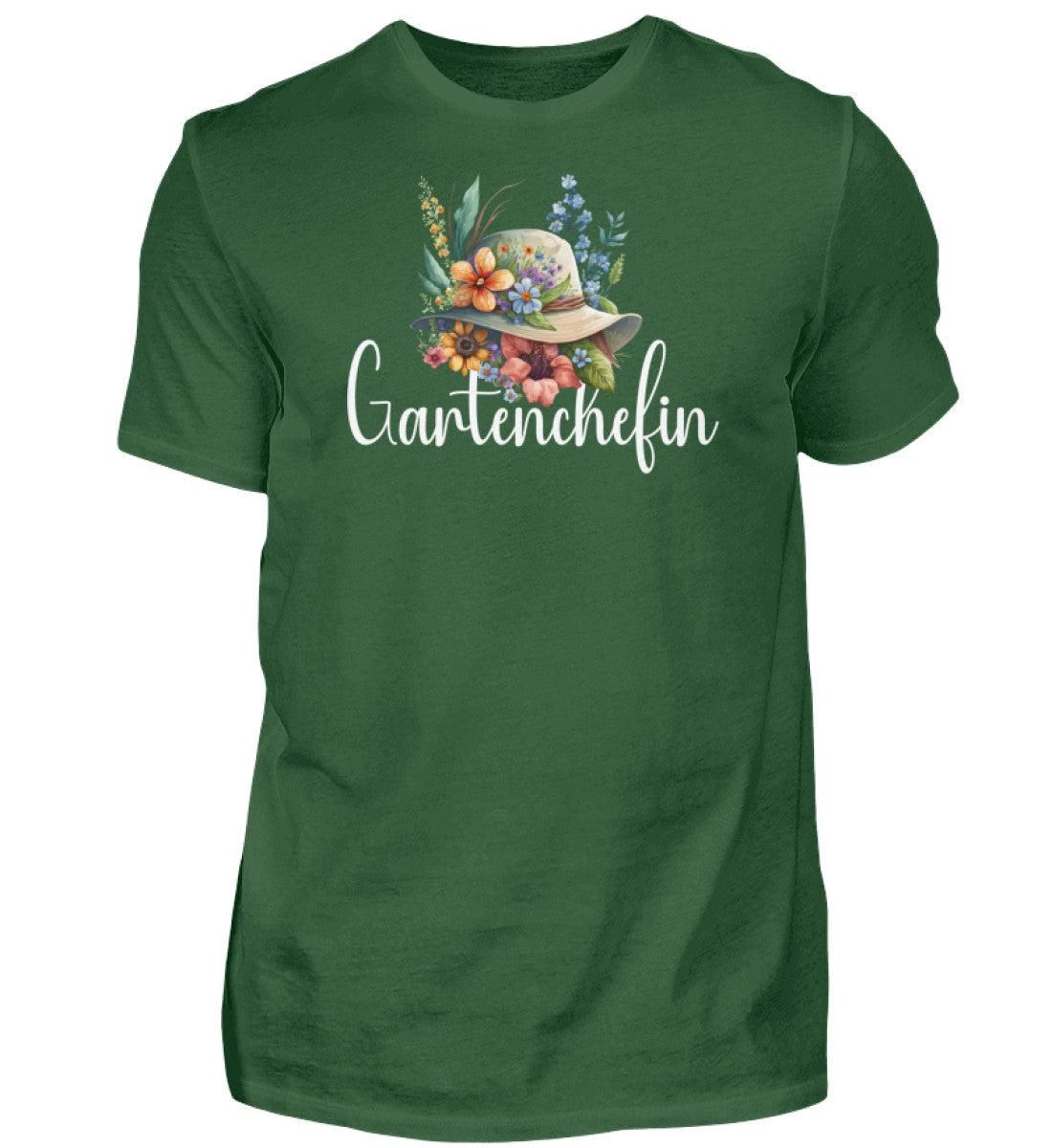 Gartenchefin · Herren T-Shirt-Herren Basic T-Shirt-Bottle Green-S-Agrarstarz