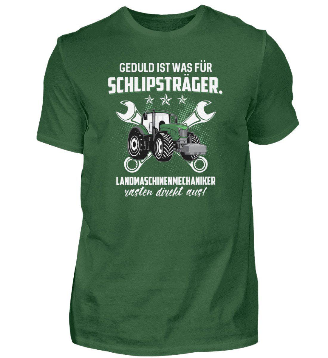 Geduld für Schlipsträger · Herren T-Shirt-Herren Basic T-Shirt-Bottle Green-S-Agrarstarz