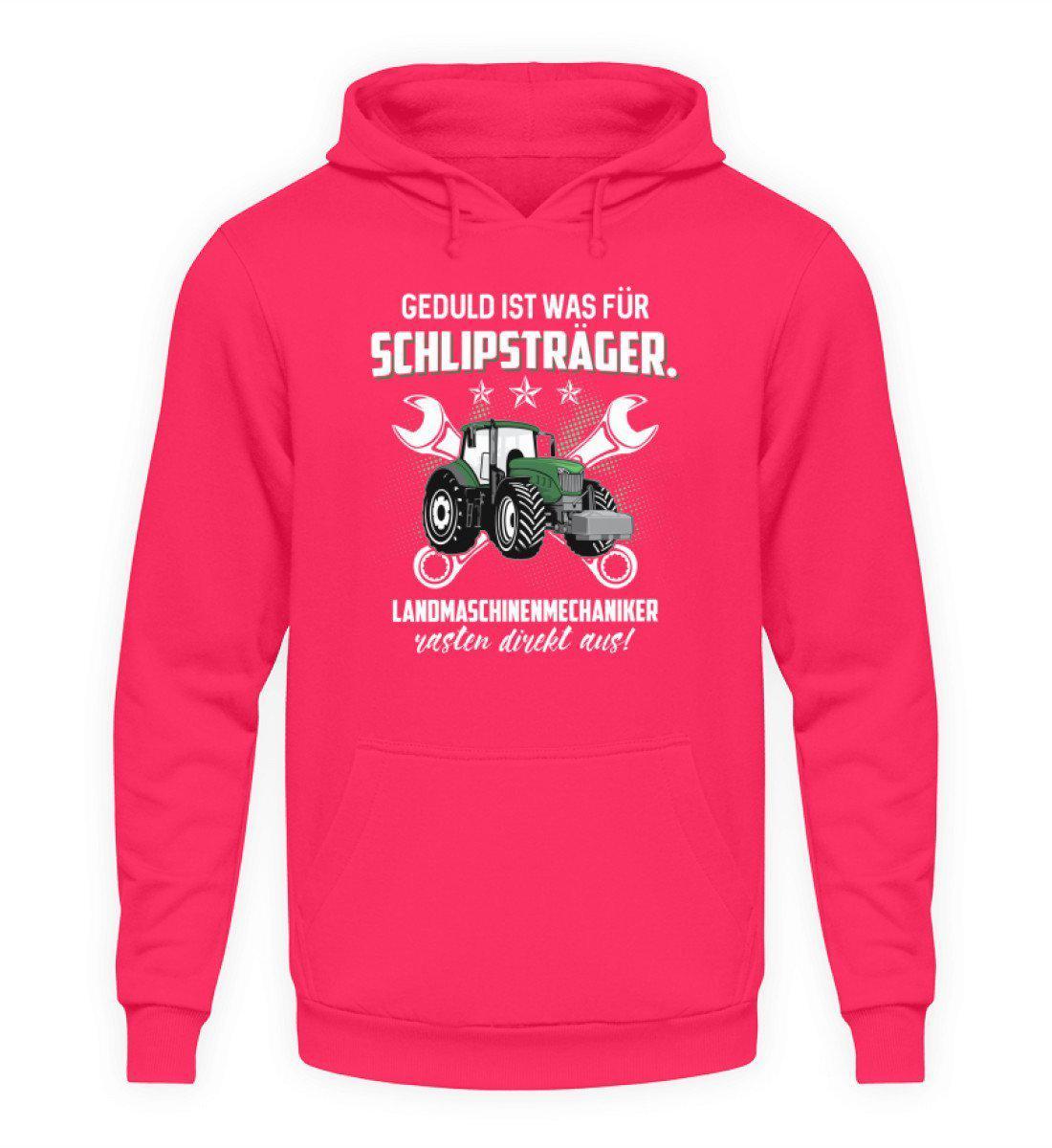 Geduld für Schlipsträger · Unisex Kapuzenpullover Hoodie-Unisex Hoodie-Hot Pink-S-Agrarstarz