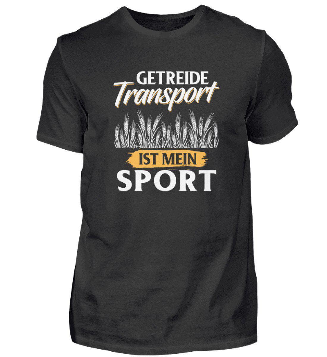 Getreide Transport · Herren T-Shirt-Herren Basic T-Shirt-Black-S-Agrarstarz