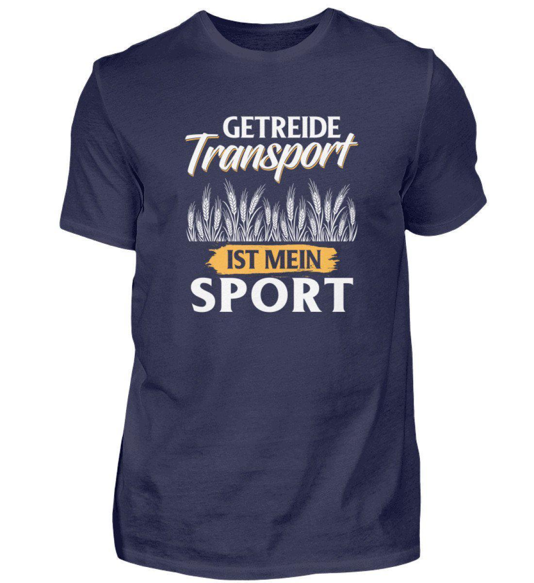 Getreide Transport · Herren T-Shirt-Herren Basic T-Shirt-Navy-S-Agrarstarz
