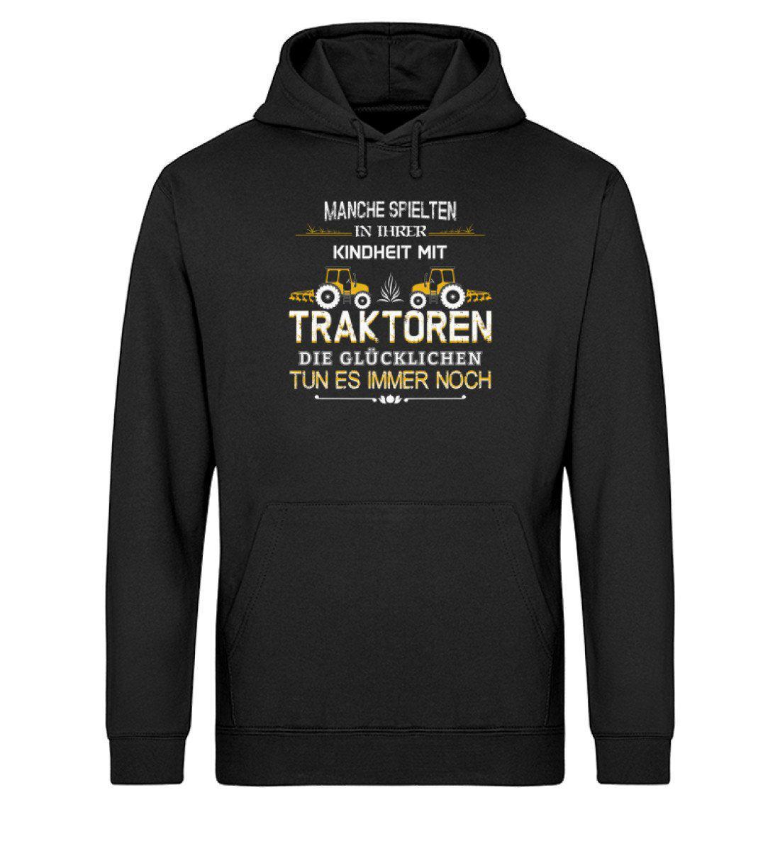 Glücklichen Traktoren spielen 2 · Unisex Organic Hoodie-Drummer Hoodie ST/ST-Black-XS-Agrarstarz