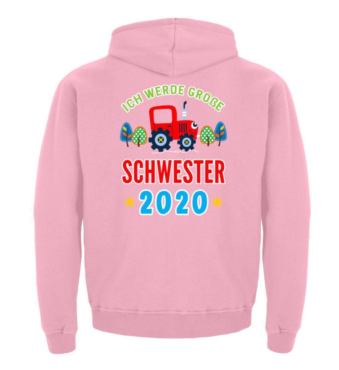 Große Schwester 2020 · Kinder Kapuzenpullover Hoodie-Kinder Hoodie-Baby Pink-12/14 (152/164)-Agrarstarz