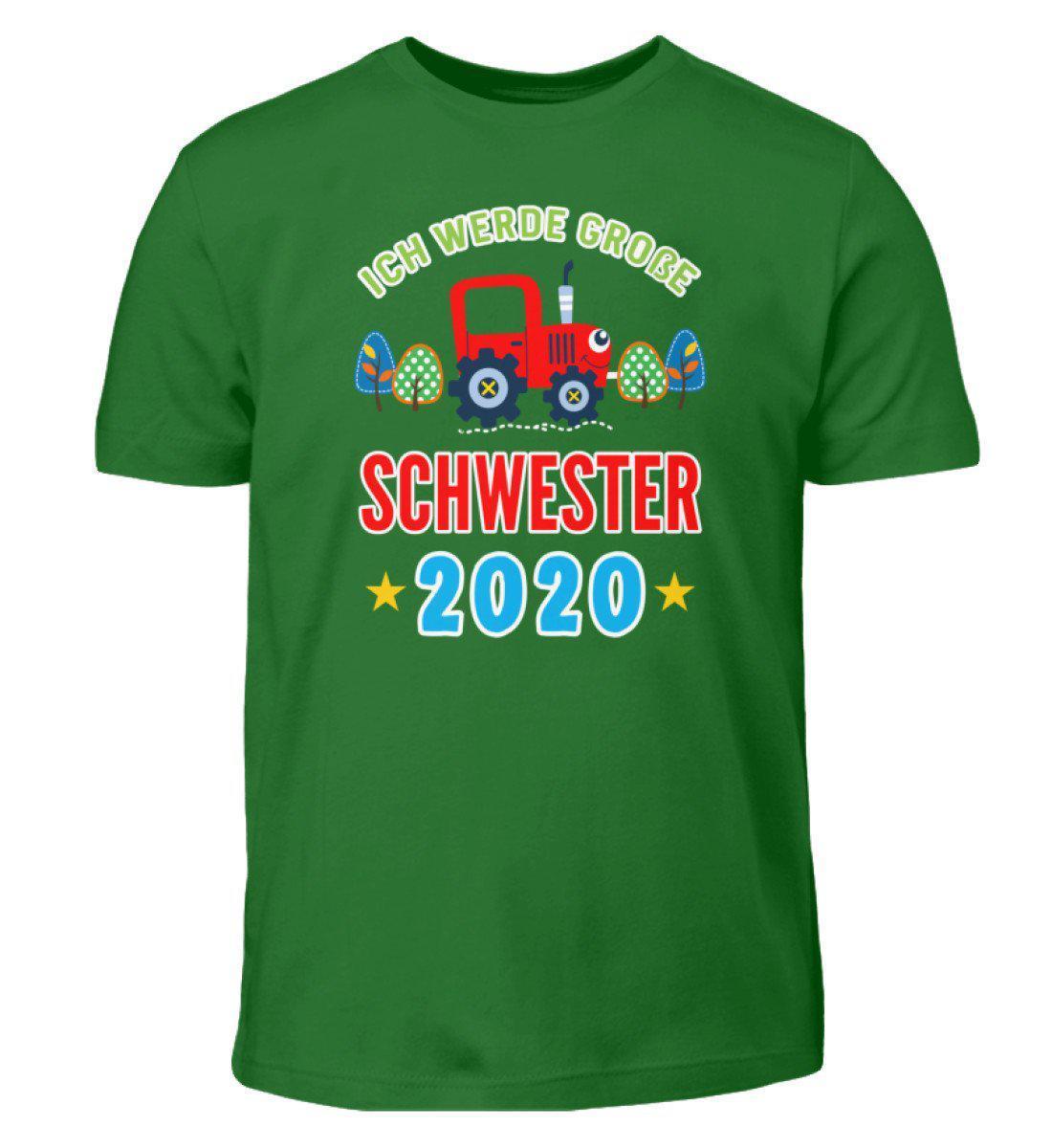 Große Schwester 2020 · Kinder T-Shirt-Kinder T-Shirt-Kelly Green-12/14 (152/164)-Agrarstarz