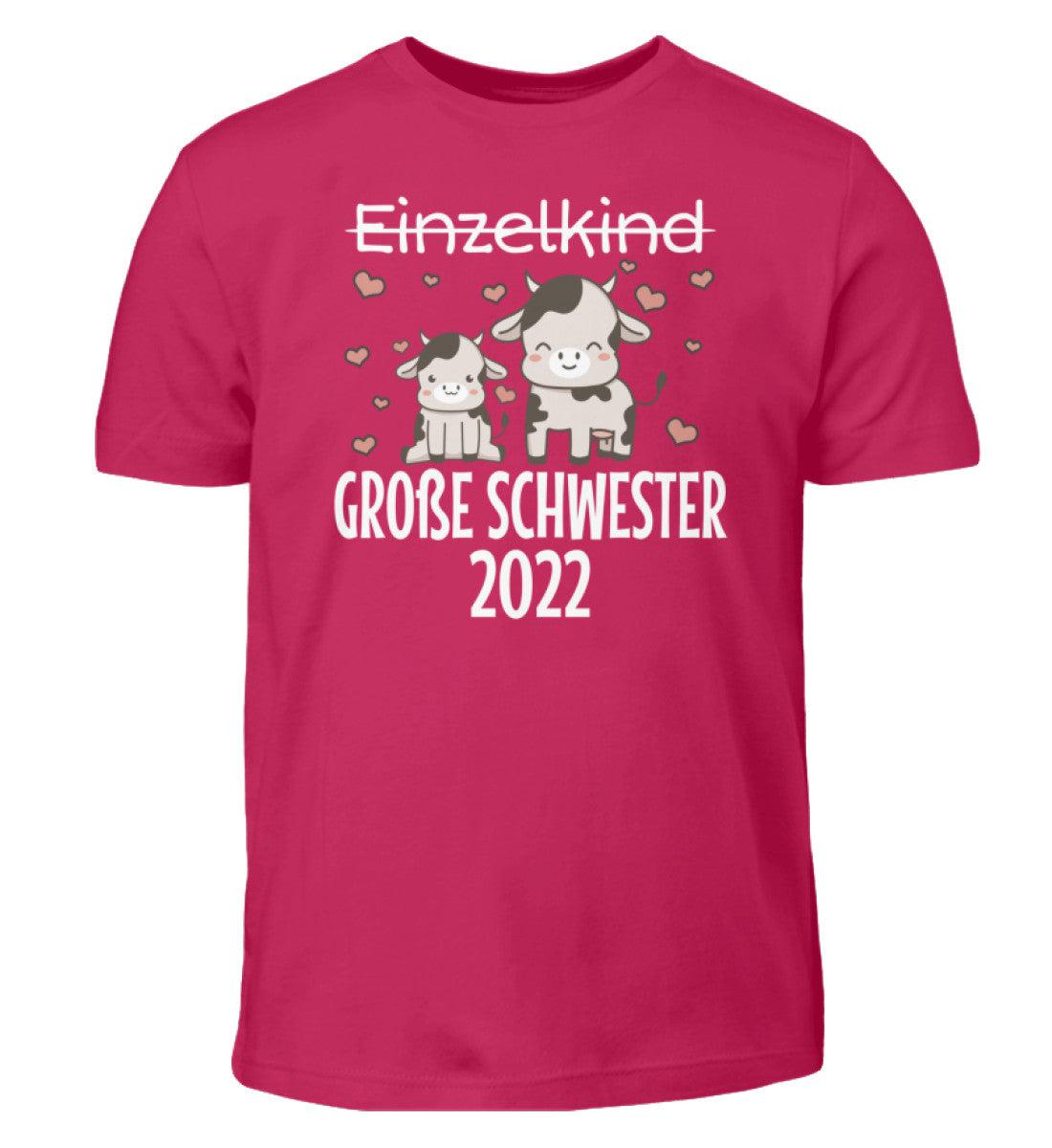 Große Schwester 2022 Kühe · Kinder T-Shirt-Kinder T-Shirt-Sorbet-12/14 (152/164)-Agrarstarz