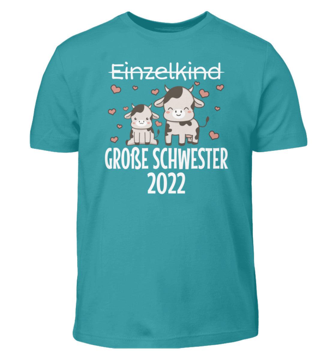 Große Schwester 2022 Kühe · Kinder T-Shirt-Kinder T-Shirt-Swimming Pool-12/14 (152/164)-Agrarstarz