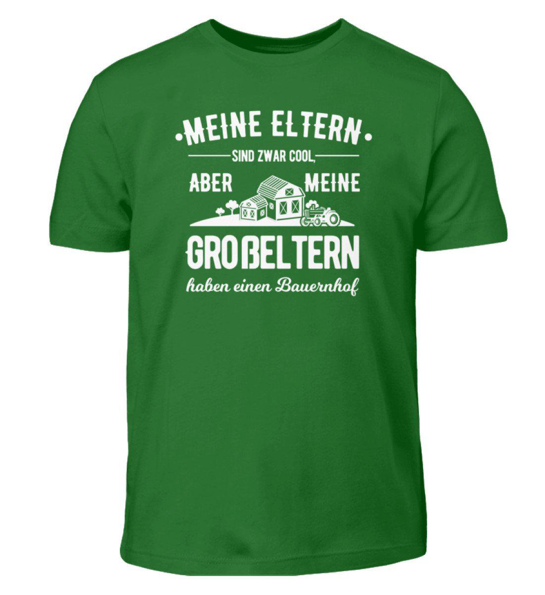 Großeltern Bauernhof · Kinder T-Shirt-Kinder T-Shirt-Kelly Green-3/4 (98/104)-Agrarstarz