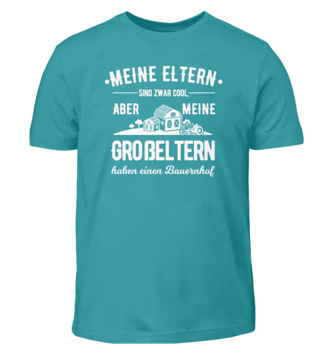 Großeltern Bauernhof · Kinder T-Shirt-Kinder T-Shirt-Swimming Pool-3/4 (98/104)-Agrarstarz