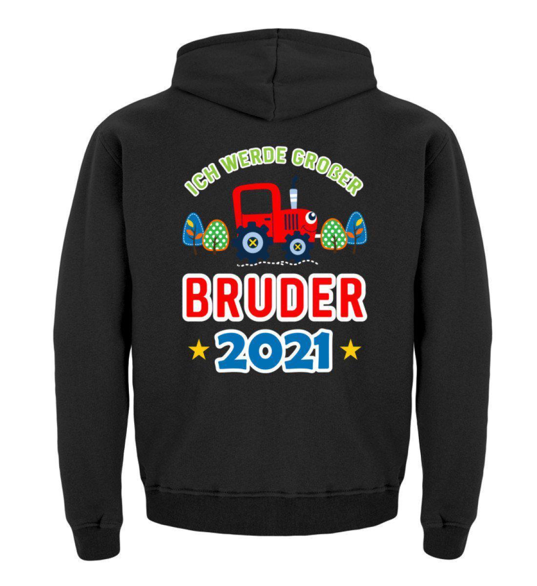 Großer Bruder 2021 · Kinder Kapuzenpullover Hoodie-Kinder Hoodie-Jet Black-12/14 (152/164)-Agrarstarz