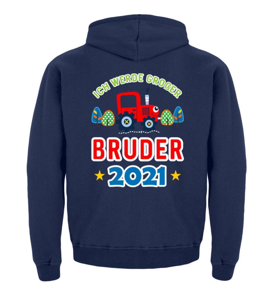 Großer Bruder 2021 · Kinder Kapuzenpullover Hoodie-Kinder Hoodie-New French Navy-12/14 (152/164)-Agrarstarz