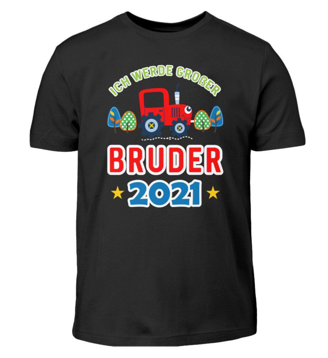 Großer Bruder 2021 · Kinder T-Shirt-Kinder T-Shirt-Black-12/14 (152/164)-Agrarstarz