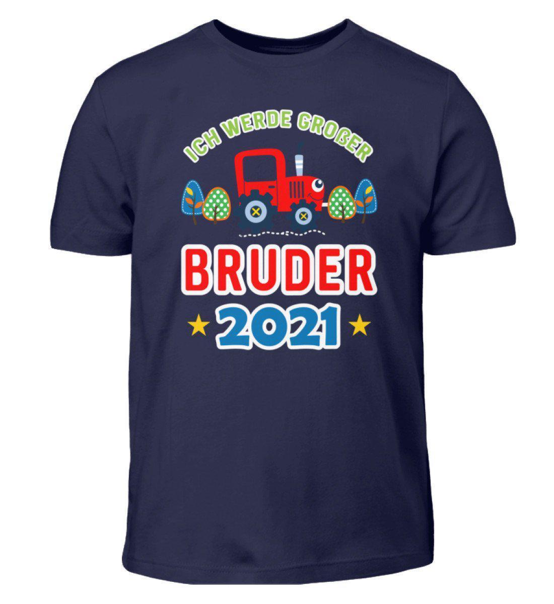 Großer Bruder 2021 · Kinder T-Shirt-Kinder T-Shirt-Navy-12/14 (152/164)-Agrarstarz