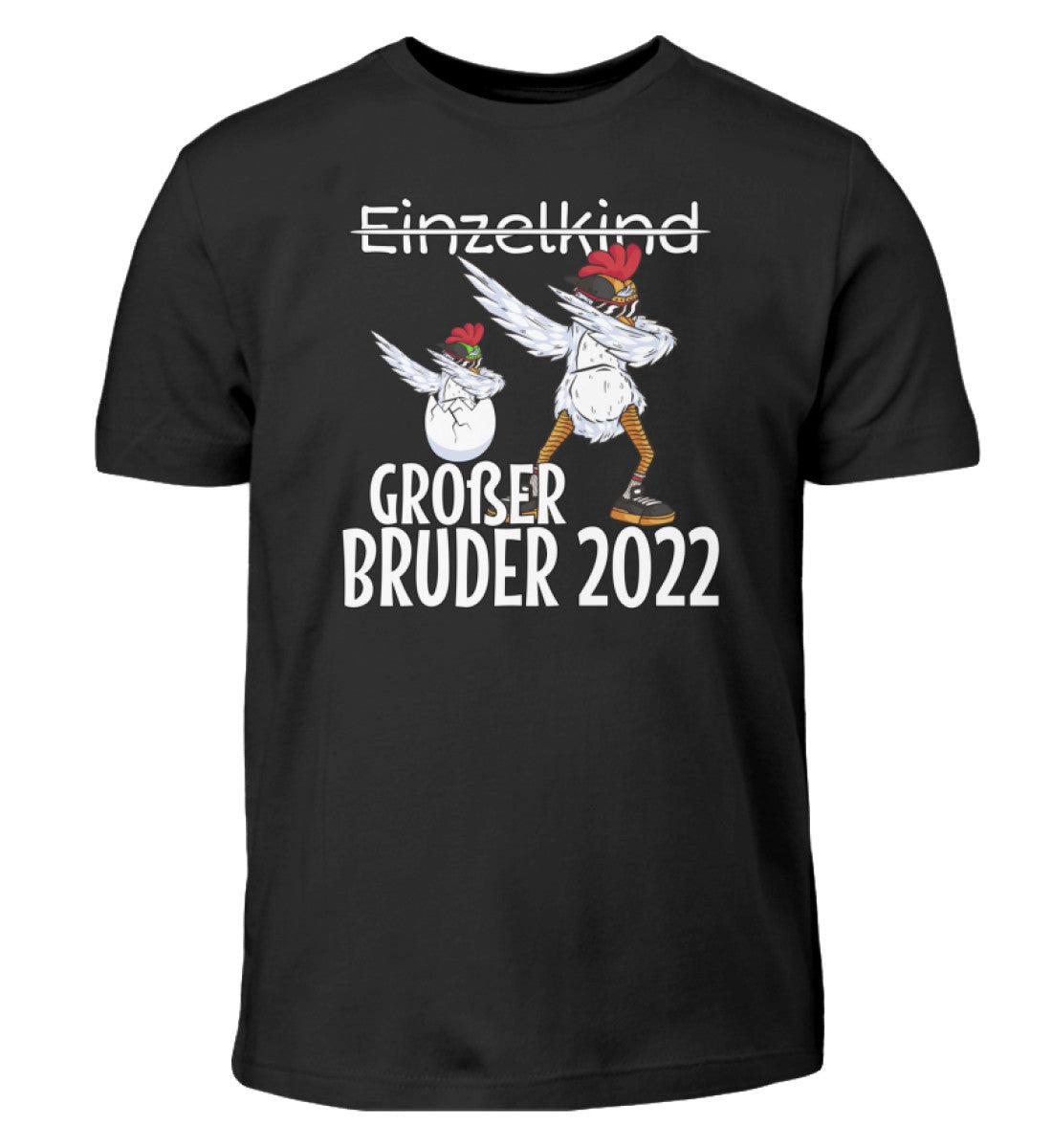 Großer Bruder 2022 Hühner · Kinder T-Shirt-Kinder T-Shirt-Black-12/14 (152/164)-Agrarstarz