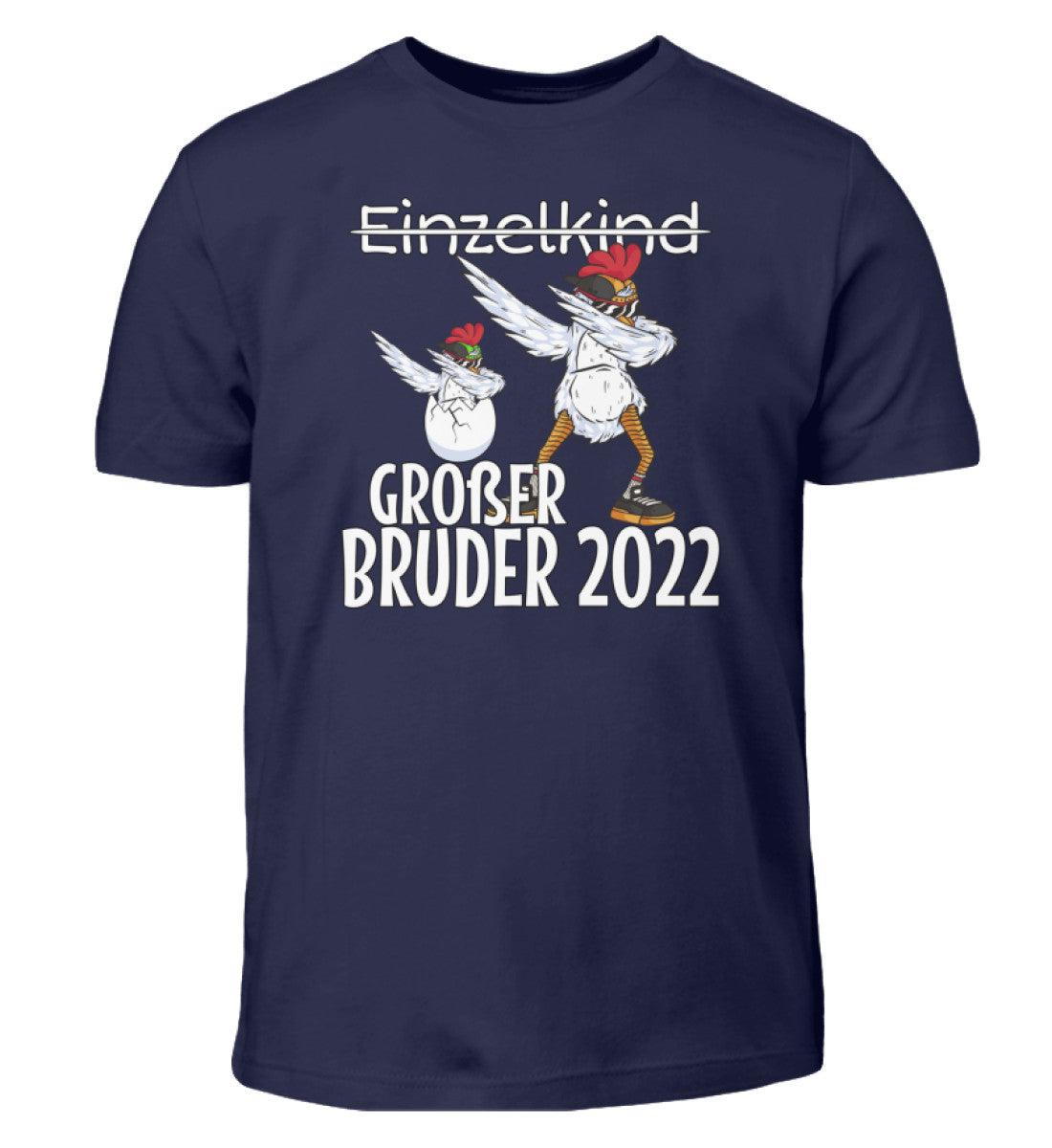 Großer Bruder 2022 Hühner · Kinder T-Shirt-Kinder T-Shirt-Navy-12/14 (152/164)-Agrarstarz