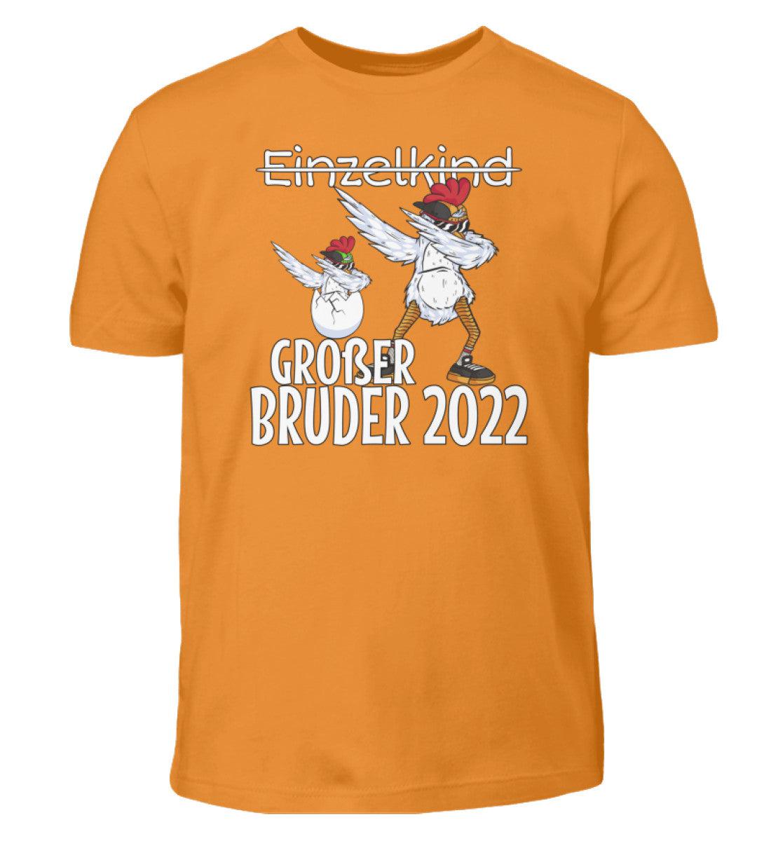 Großer Bruder 2022 Hühner · Kinder T-Shirt-Kinder T-Shirt-Orange-12/14 (152/164)-Agrarstarz