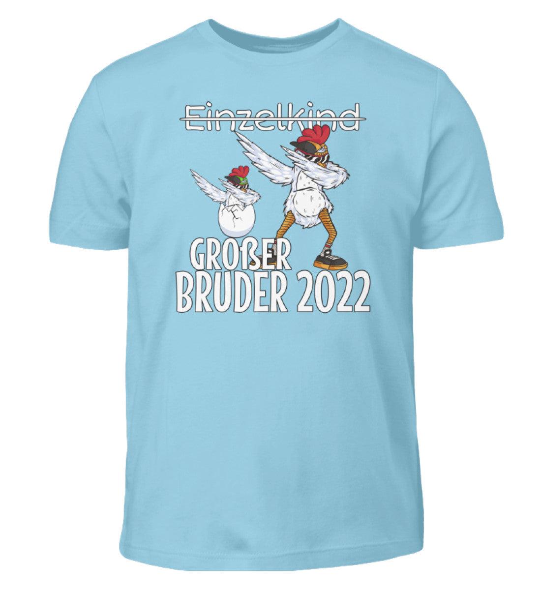 Großer Bruder 2022 Hühner · Kinder T-Shirt-Kinder T-Shirt-Sky Blue-12/14 (152/164)-Agrarstarz
