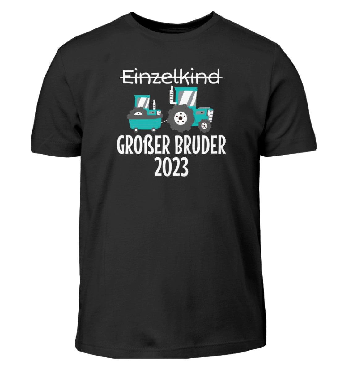Großer Bruder 2023 - Kinder T-Shirt-Kinder T-Shirt-Black-12/14 (152/164)-Agrarstarz