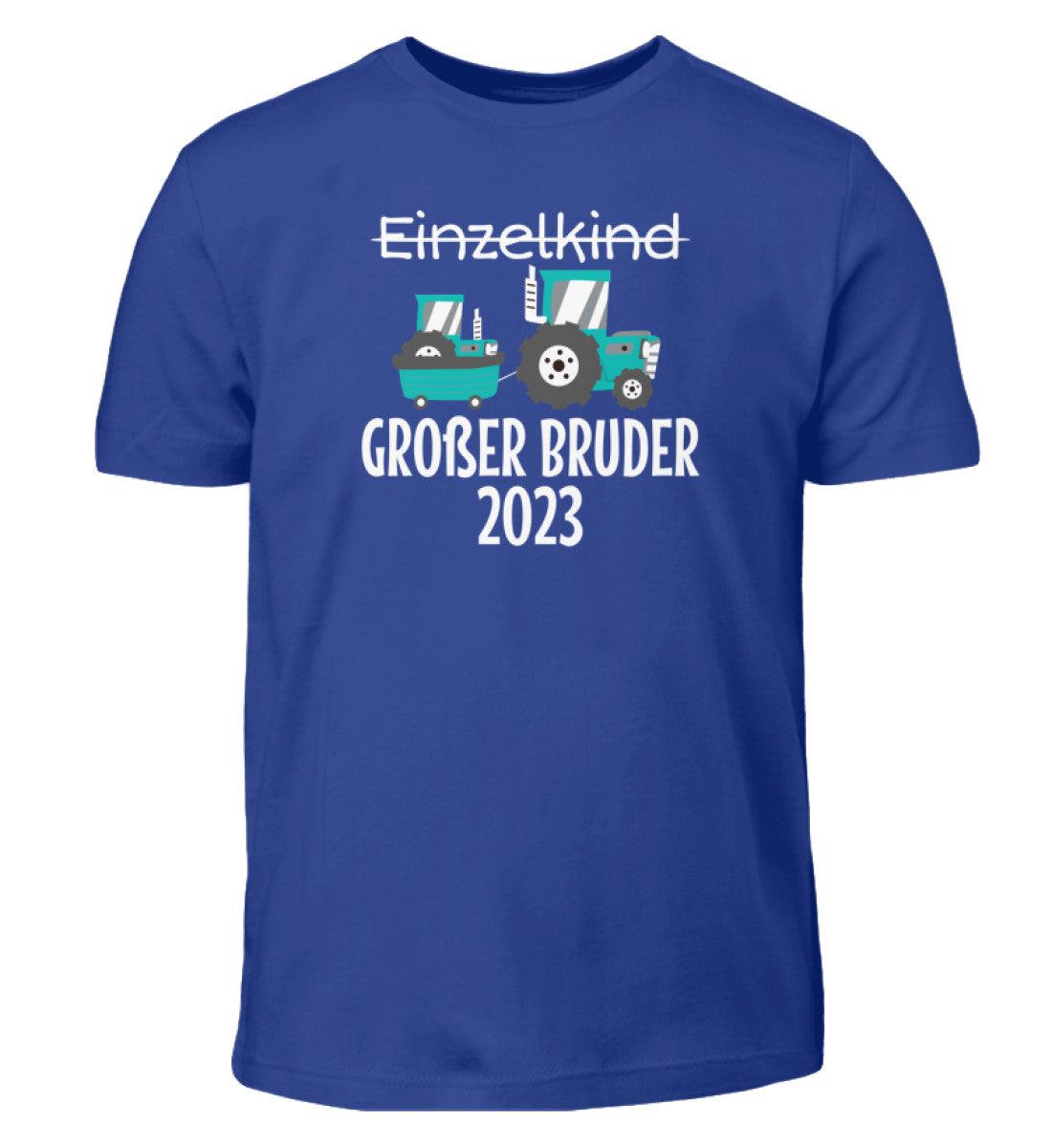 Großer Bruder 2023 - Kinder T-Shirt-Kinder T-Shirt-Royal Blue-12/14 (152/164)-Agrarstarz