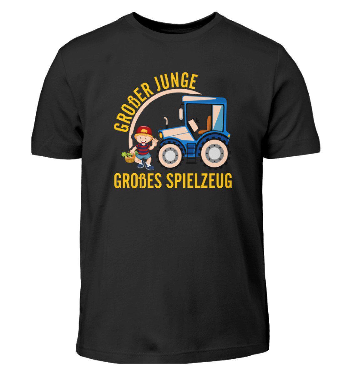 Großer Junge · Kinder T-Shirt-Kinder T-Shirt-Black-3/4 (98/104)-Agrarstarz