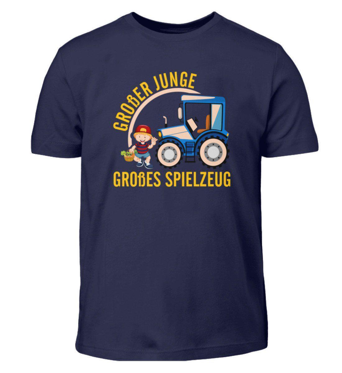 Großer Junge · Kinder T-Shirt-Kinder T-Shirt-Navy-3/4 (98/104)-Agrarstarz
