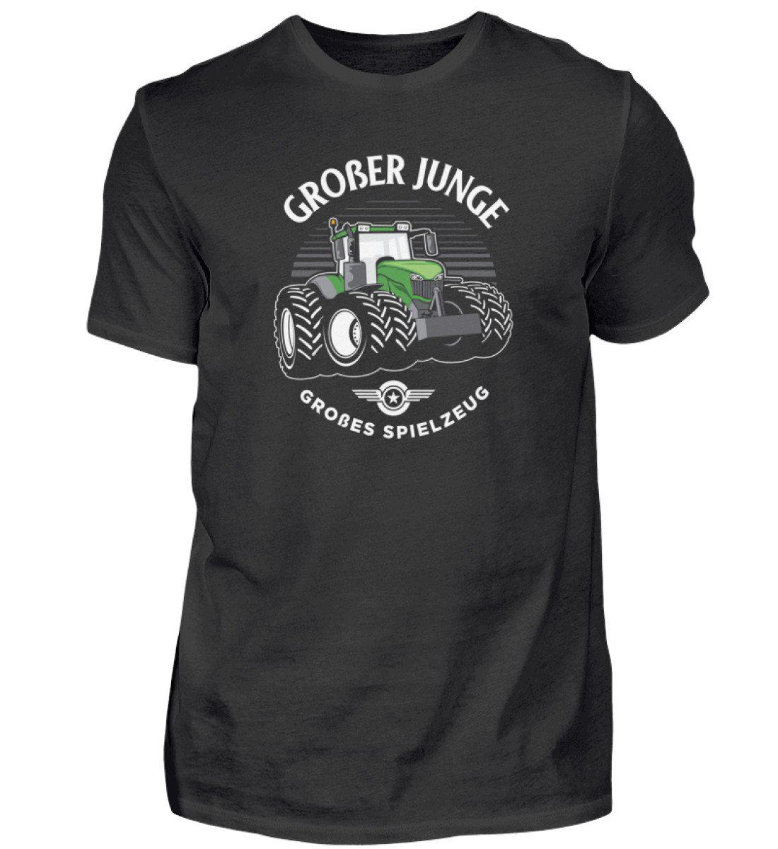 Großer Junge großes Spielzeug · Herren T-Shirt-Herren Basic T-Shirt-Black-S-Agrarstarz
