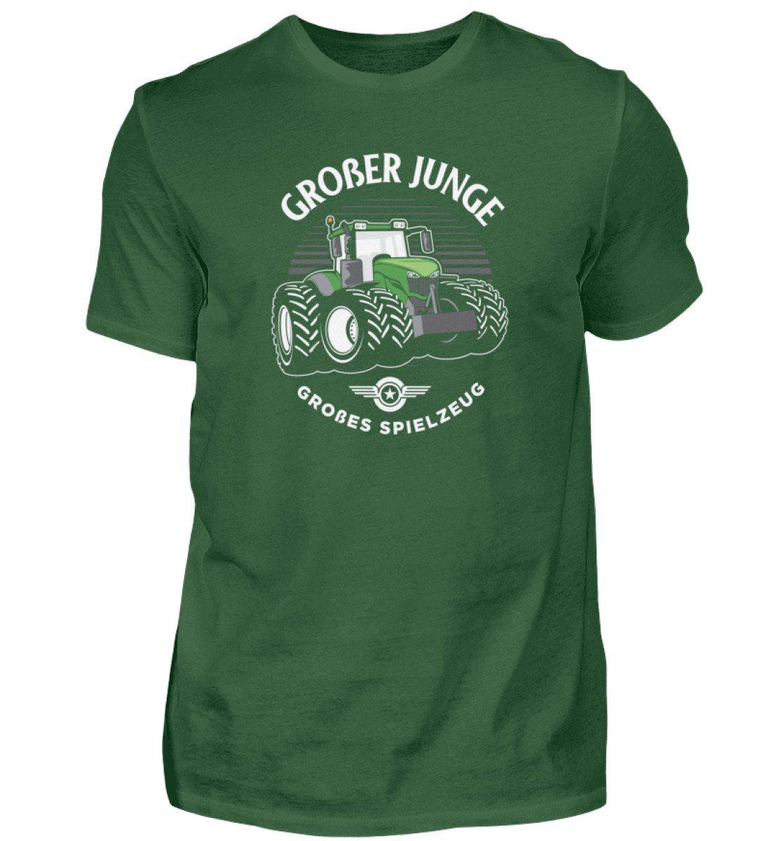 Großer Junge großes Spielzeug · Herren T-Shirt-Herren Basic T-Shirt-Bottle Green-S-Agrarstarz