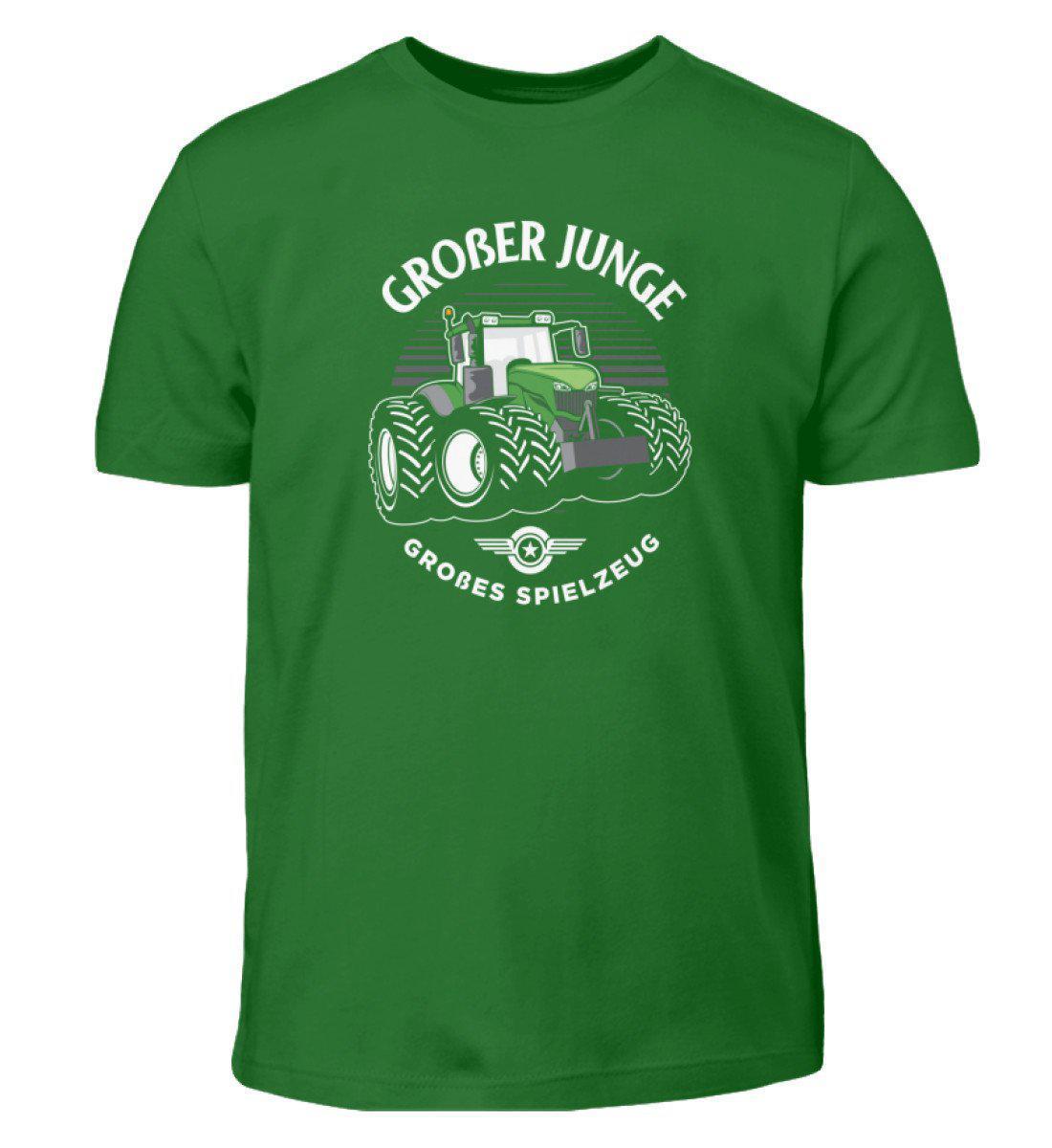 Großer Junge großes Spielzeug · Kinder T-Shirt-Kinder T-Shirt-Kelly Green-12/14 (152/164)-Agrarstarz