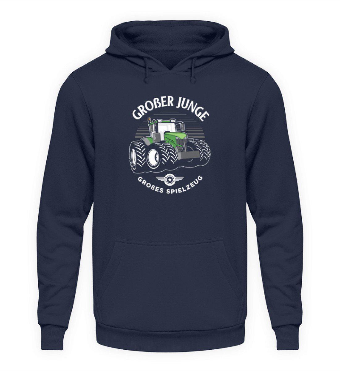 Großer Junge großes Spielzeug · Unisex Kapuzenpullover Hoodie-Unisex Hoodie-Oxford Navy-S-Agrarstarz