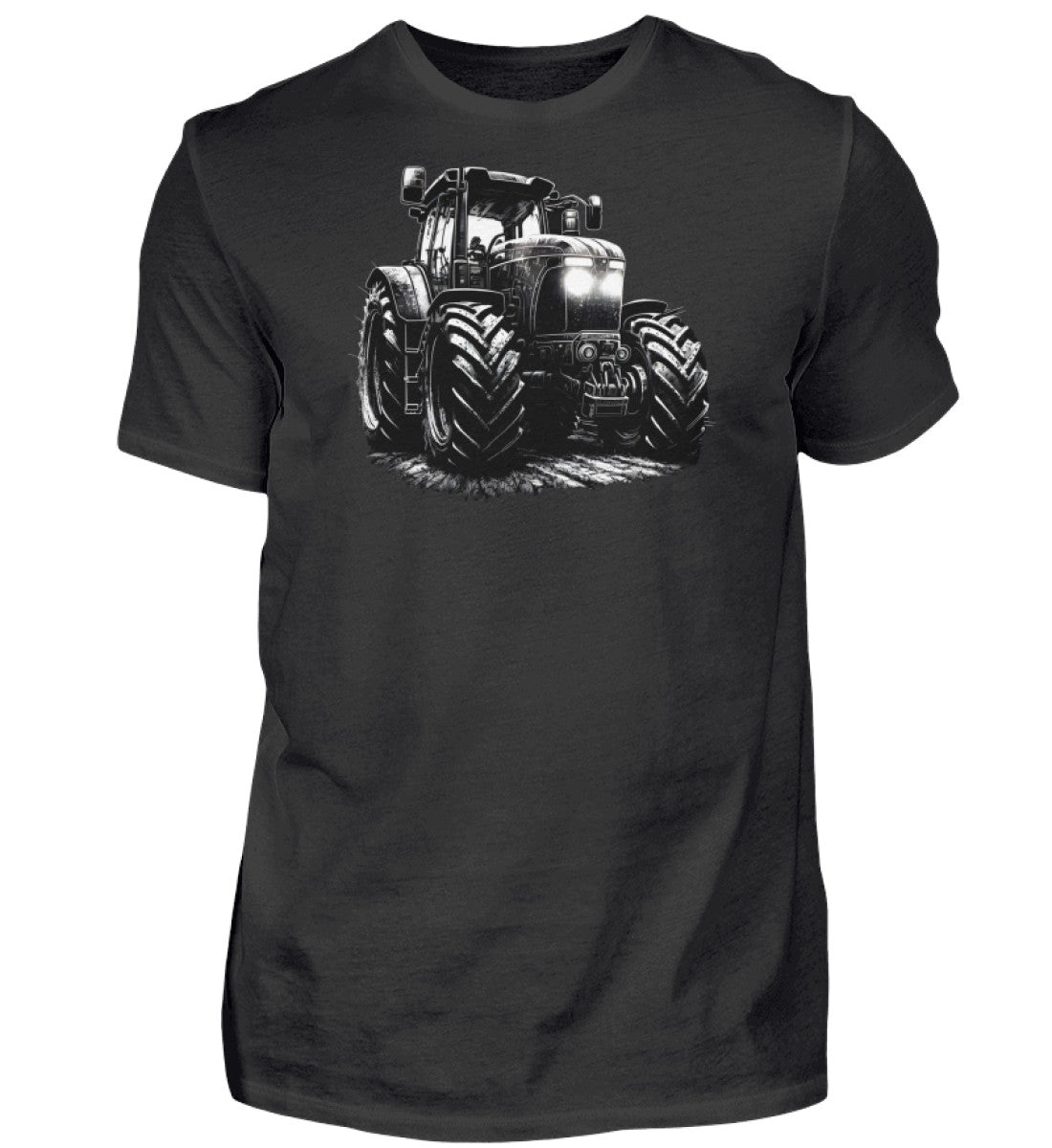 Großer Traktor · Herren T-Shirt-Herren Basic T-Shirt-Black-XS-Agrarstarz