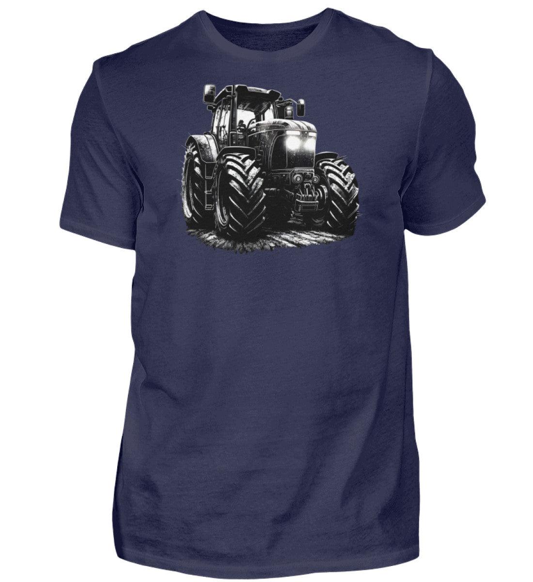 Großer Traktor · Herren T-Shirt-Herren Basic T-Shirt-Navy-S-Agrarstarz