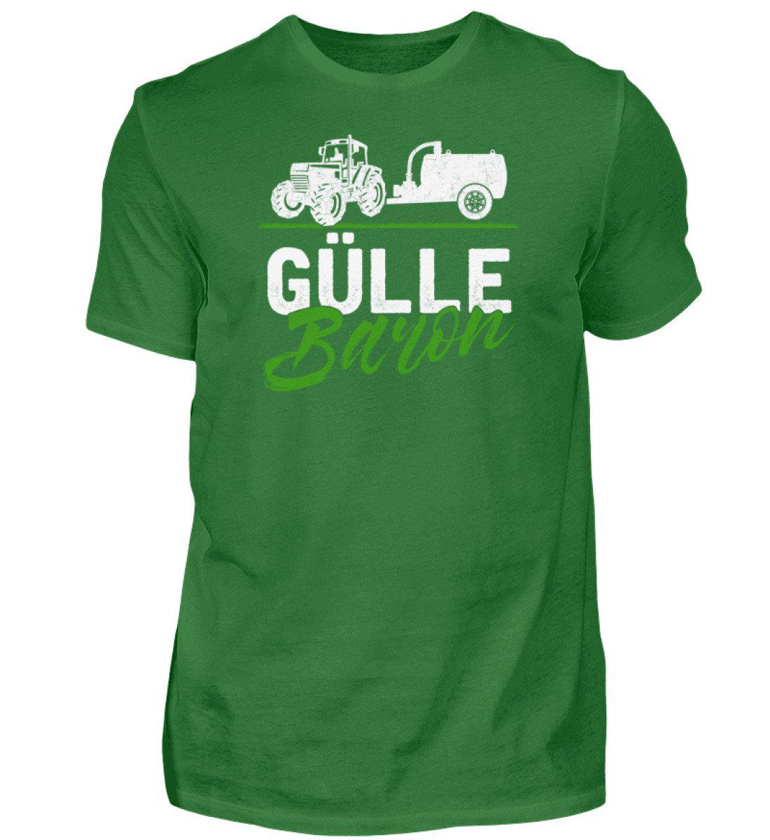 Gülle Baron 2 · Herren T-Shirt-Herren Basic T-Shirt-Kelly Green-S-Agrarstarz