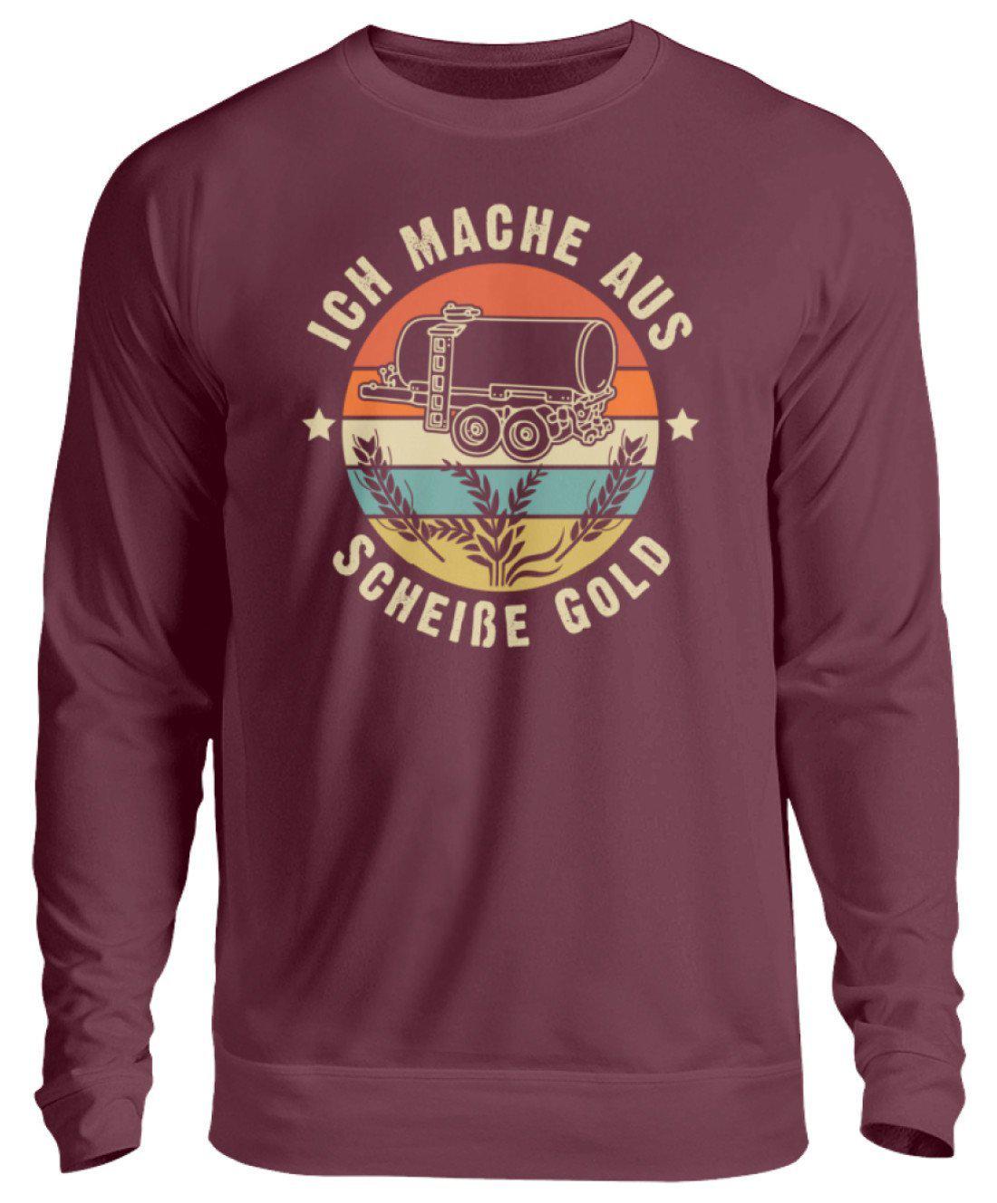 Gülle Gold · Unisex Sweatshirt Pullover-Unisex Sweatshirt-Burgundy-S-Agrarstarz
