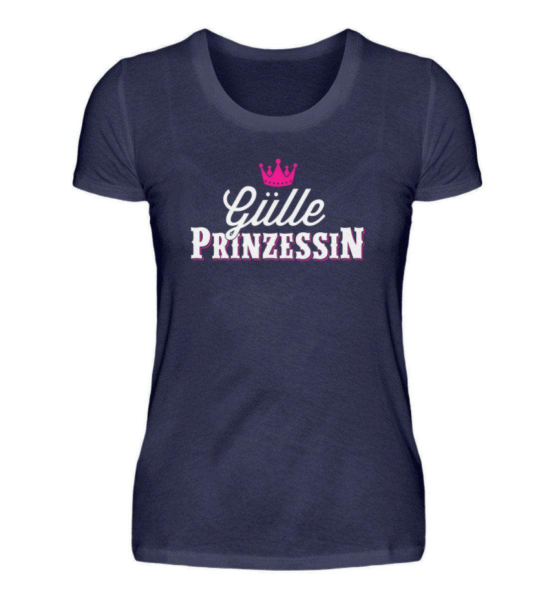 Gülle Prinzessin · Damen T-Shirt-Damen Basic T-Shirt-Navy-S-Agrarstarz