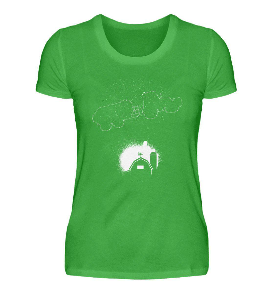 Gülle Sterne · Damen T-Shirt-Damen Basic T-Shirt-Green Apple-S-Agrarstarz