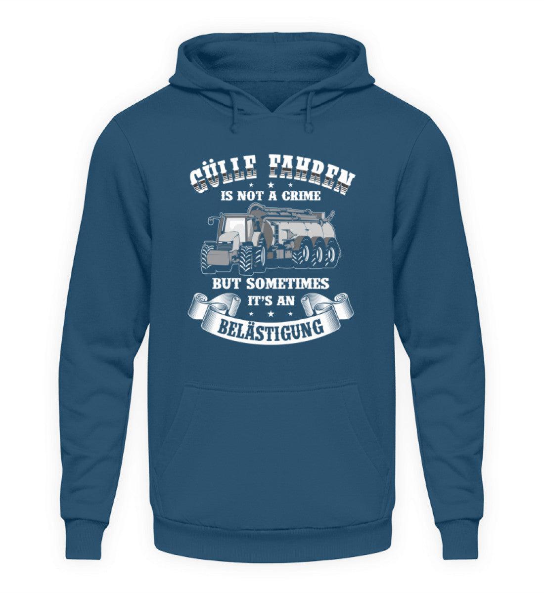 Gülle fahren is not a crime · Unisex Kapuzenpullover Hoodie-Unisex Hoodie-Airforce Blue-S-Agrarstarz