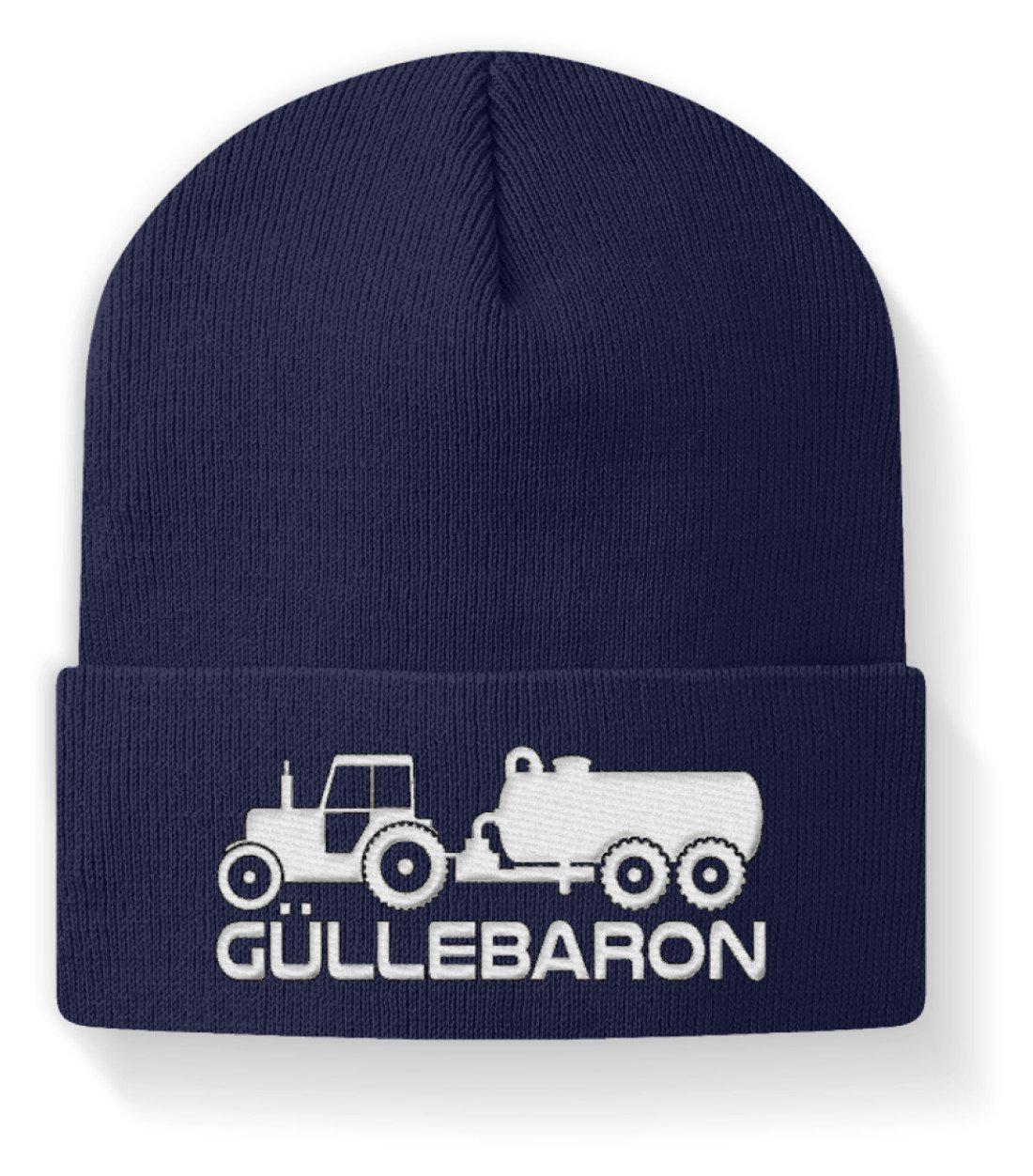 Güllebaron · Beanie Mütze-Beanie mit Stick-Navy-M-Agrarstarz