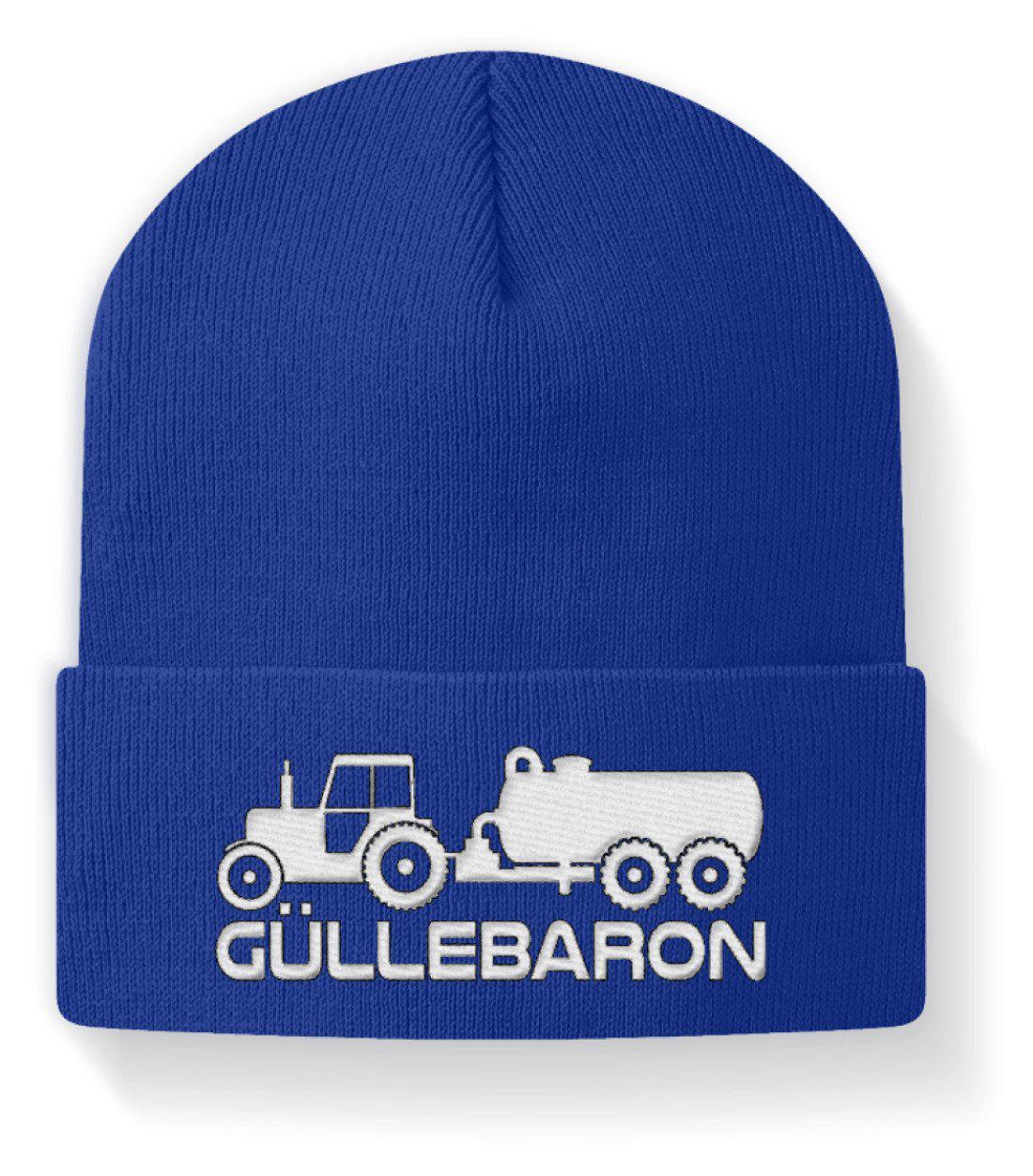 Güllebaron · Beanie Mütze-Beanie mit Stick-Royal-M-Agrarstarz