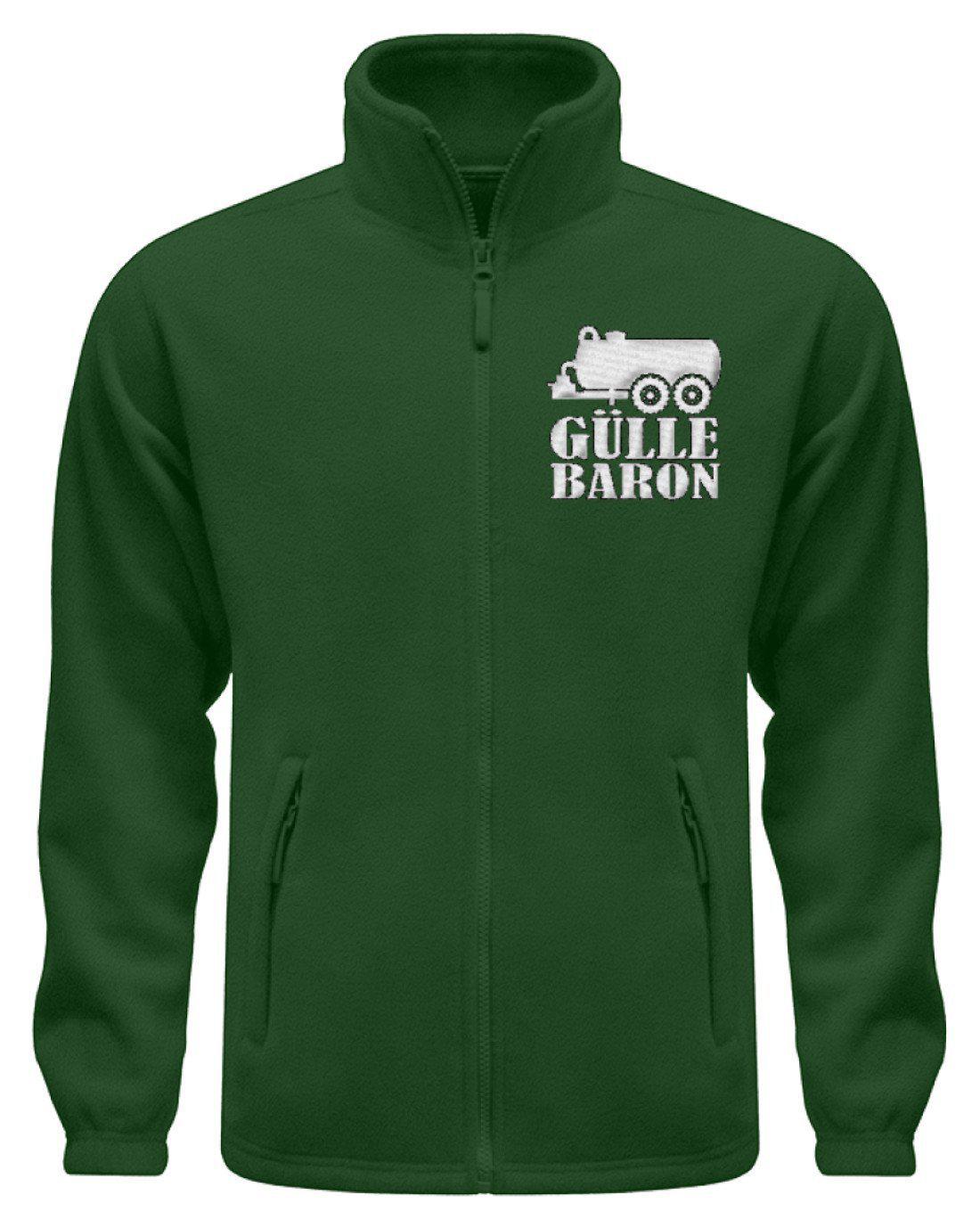 Güllebaron · Fleece Jacke mit Stick-Fleece Jacke mit Stick-Dark Green-S-Agrarstarz