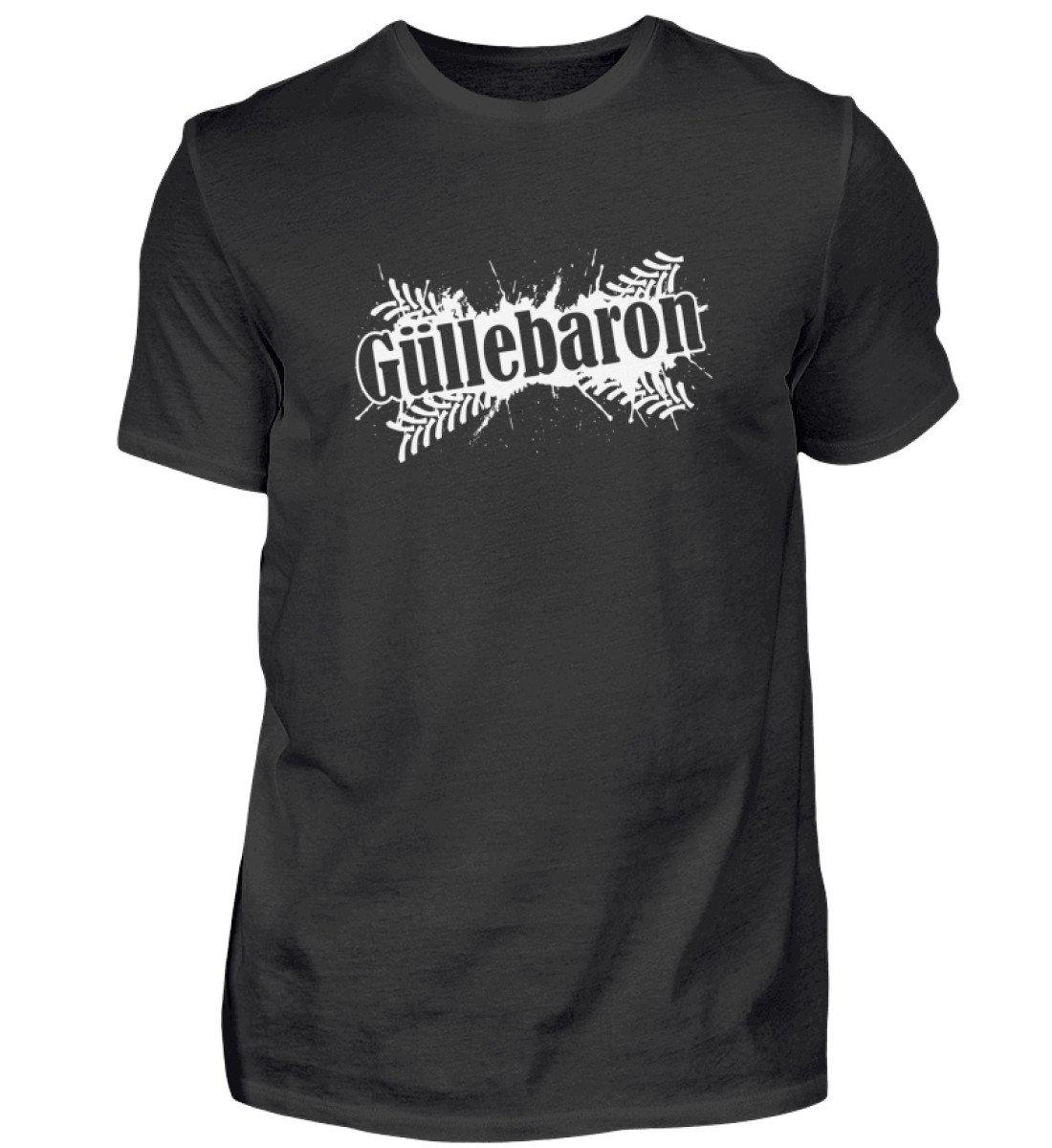 Güllebaron · Herren T-Shirt-Herren Basic T-Shirt-Black-S-Agrarstarz