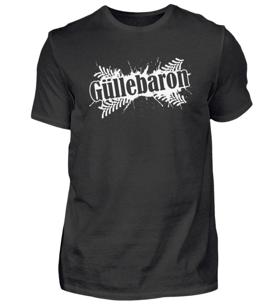 Güllebaron · Herren T-Shirt-Herren Basic T-Shirt-Black-S-Agrarstarz