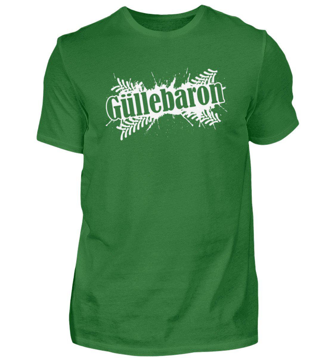 Güllebaron · Herren T-Shirt-Herren Basic T-Shirt-Kelly Green-S-Agrarstarz