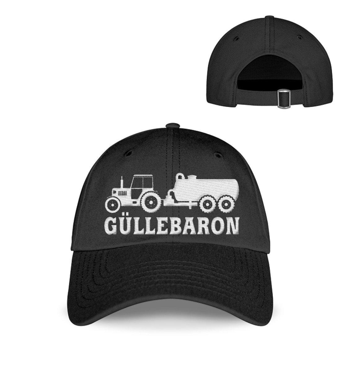 Güllebaron · Kappe-Baseball Cap mit Stick-Black-Einheitsgröße-Agrarstarz