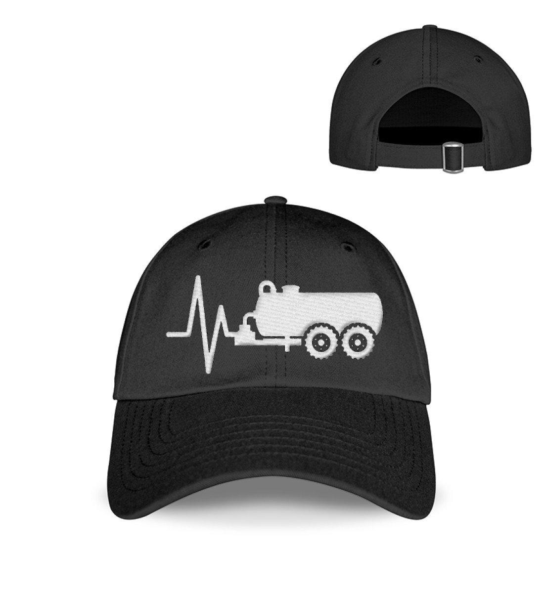 Güllefass Heartbeat · Kappe-Baseball Cap mit Stick-Black-Einheitsgröße-Agrarstarz