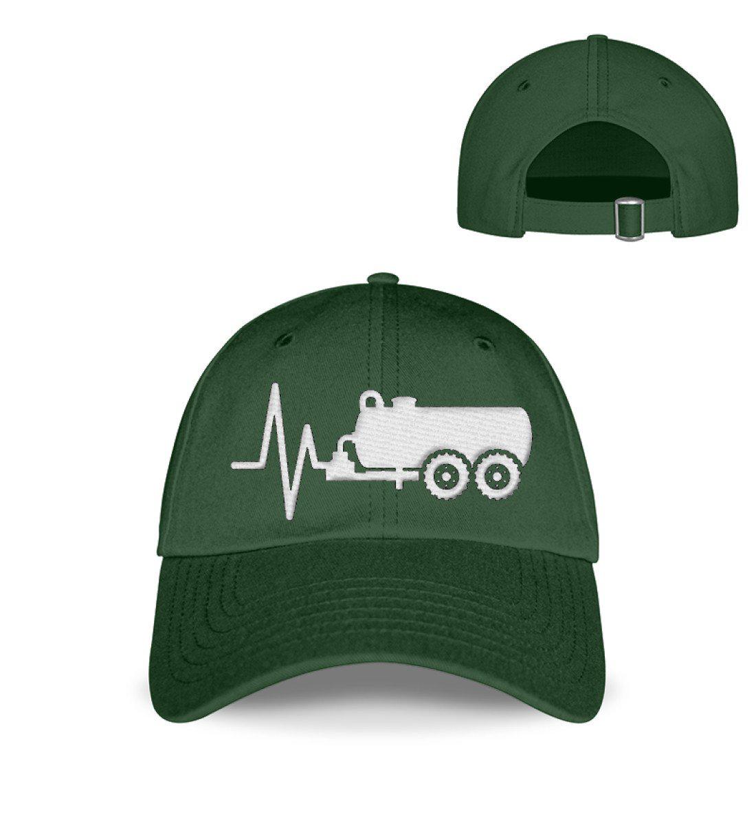 Güllefass Heartbeat · Kappe-Baseball Cap mit Stick-Bottle Green-Einheitsgröße-Agrarstarz