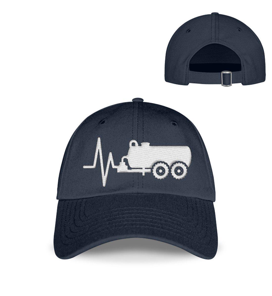 Güllefass Heartbeat · Kappe-Baseball Cap mit Stick-Deep Navy-Einheitsgröße-Agrarstarz