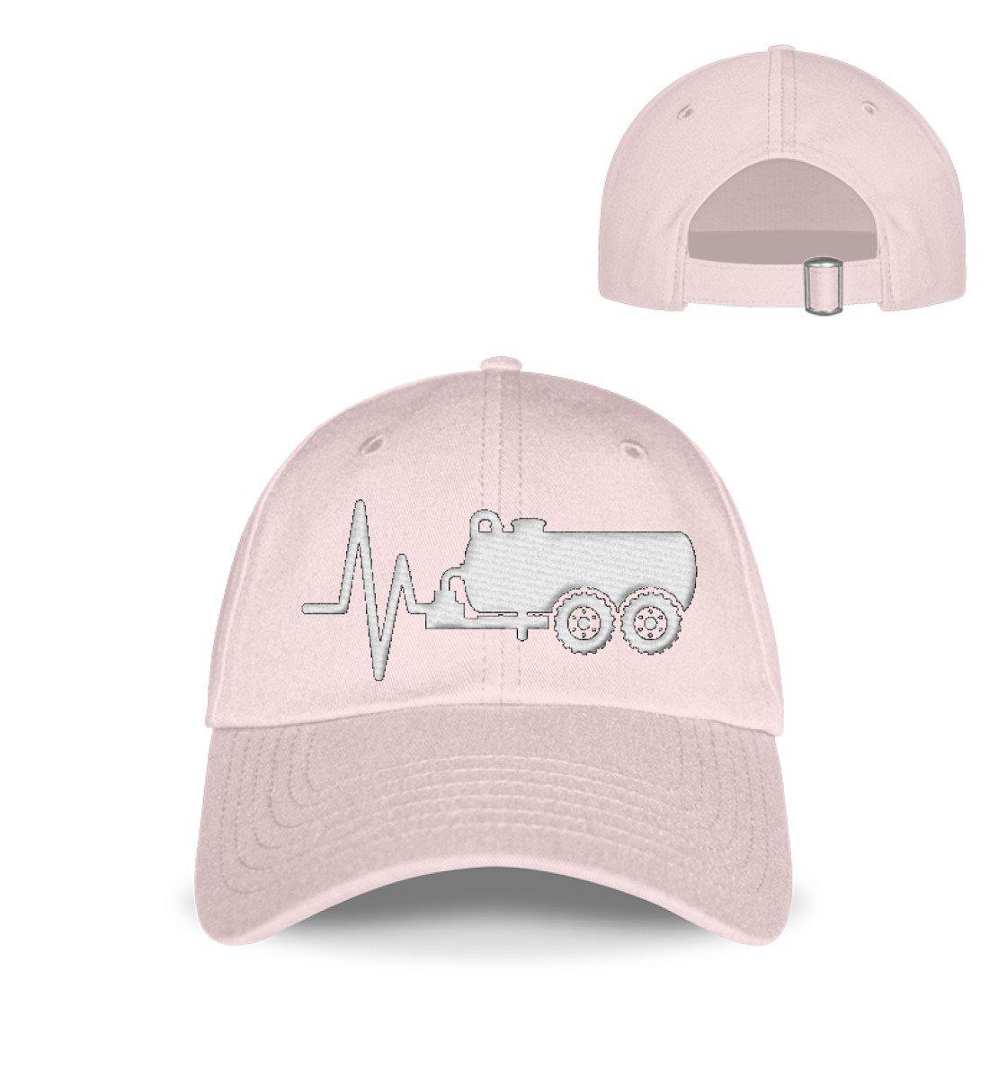 Güllefass Heartbeat · Kappe-Baseball Cap mit Stick-Pastel Pink-Einheitsgröße-Agrarstarz