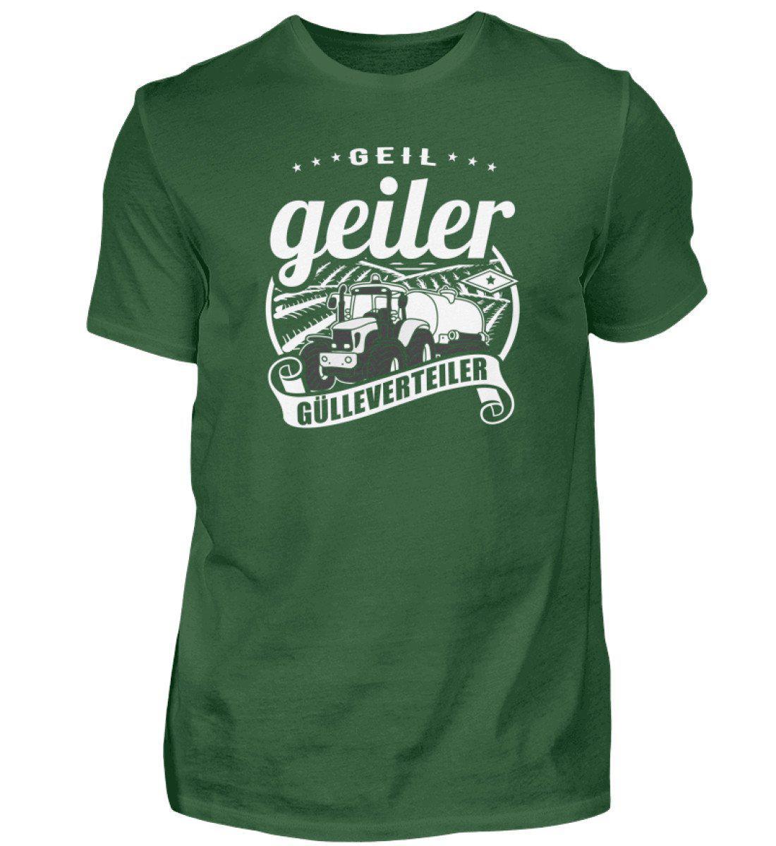 Gülleverteiler · Herren T-Shirt-Herren Basic T-Shirt-Bottle Green-S-Agrarstarz