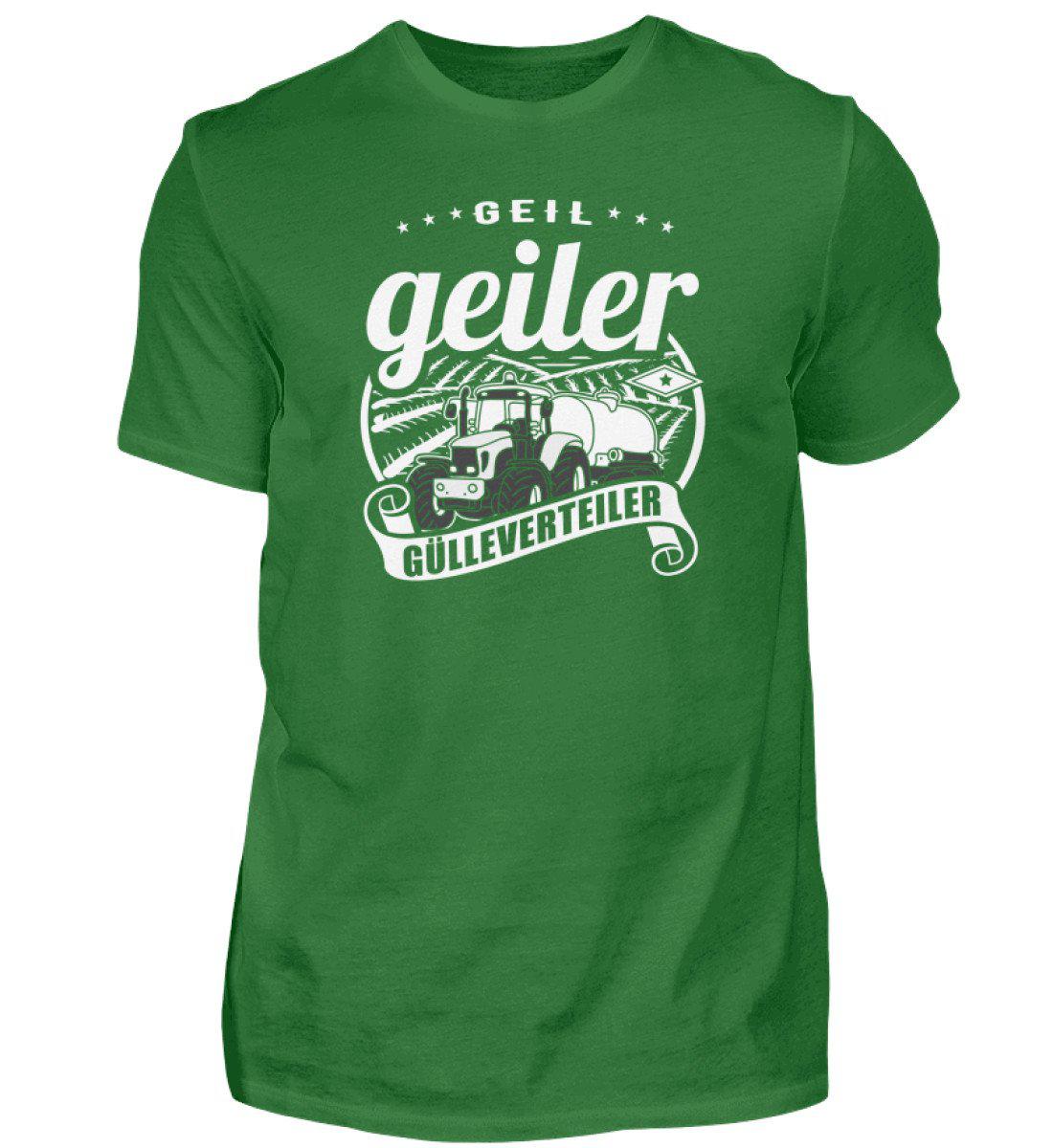 Gülleverteiler · Herren T-Shirt-Herren Basic T-Shirt-Kelly Green-S-Agrarstarz