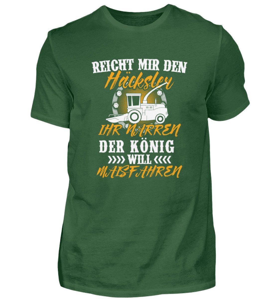 Häcksler König Maisfahren · Herren T-Shirt-Herren Basic T-Shirt-Bottle Green-S-Agrarstarz